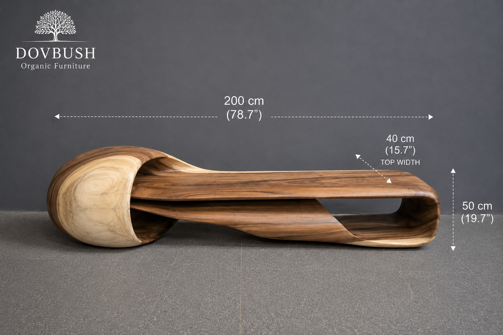 ECLIPSE — SCULPTURAL BENCH & CONSOLE