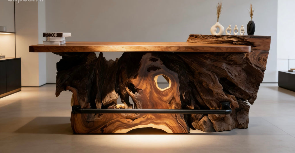 Sculptural Root Bar